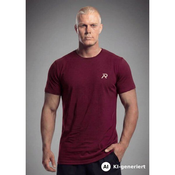 Re-Athlete ICON Bambus-Viskose Herren Shirt - bordeaux