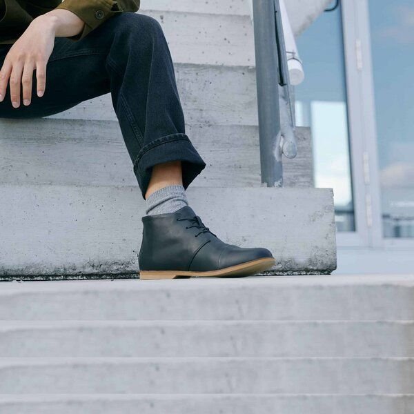 SORBAS '87v vegane Boots in Schwarz