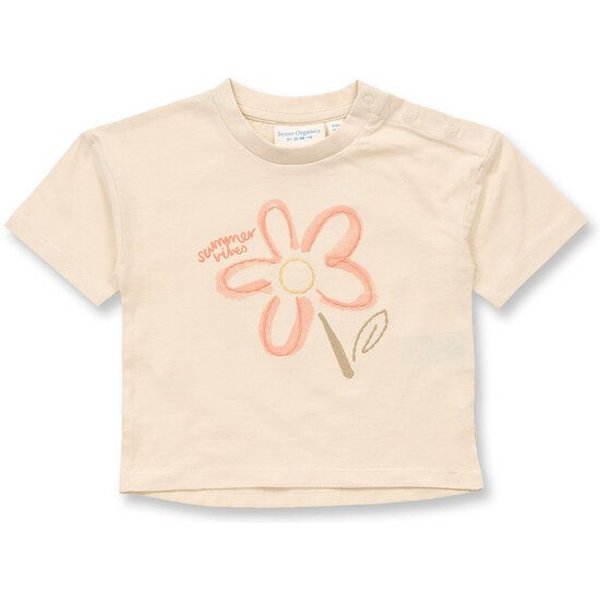 Sense Organics T-Shirt mit Blumendruck für Babys, Modell SOPHIE