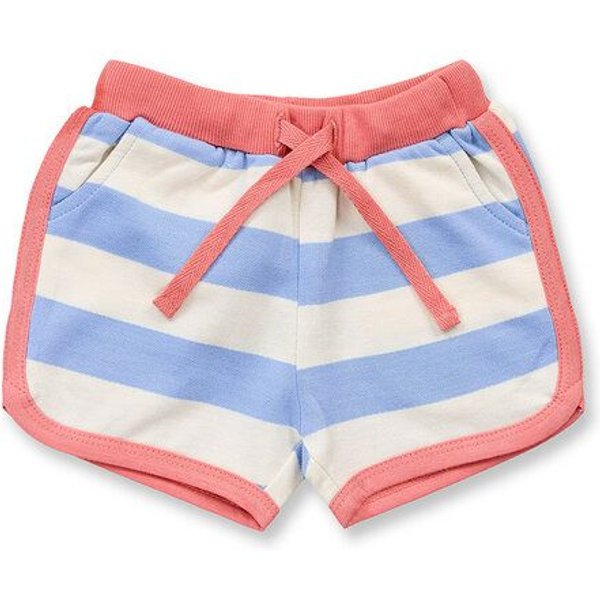 Sense Organics Baby Shorts blau-weiß geringelt, Modell MARLEN