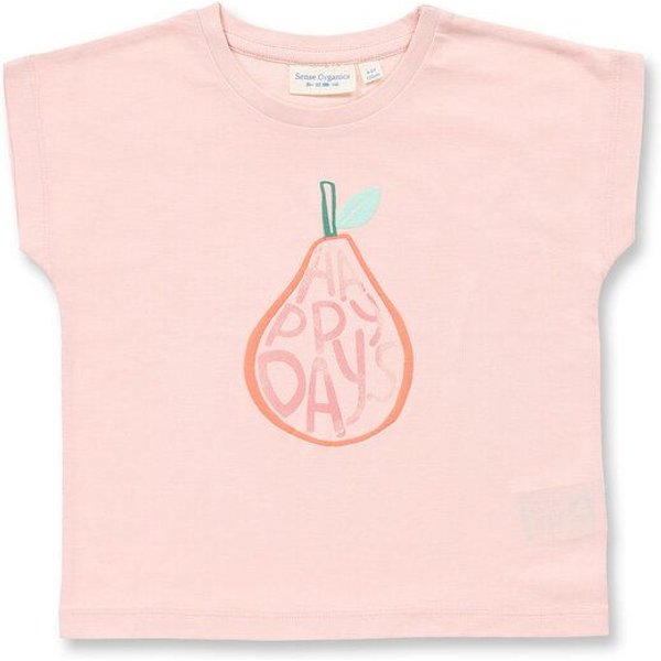Sense Organics T-Shirt für Mädchen mit Birnendruck, Modell DORA