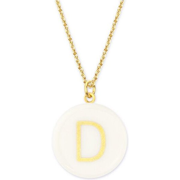 lille mus Halskette mit Porzellananhänger BUCHSTABE Porzellanschmuck