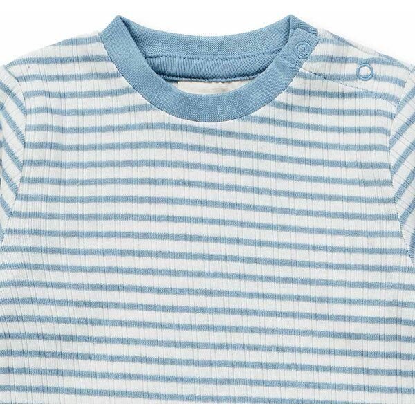 sense-organics Baby Body geringelt, Modell YVON