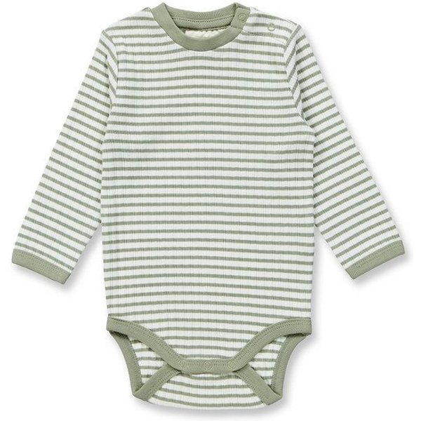 sense-organics Baby Body geringelt, Modell YVON