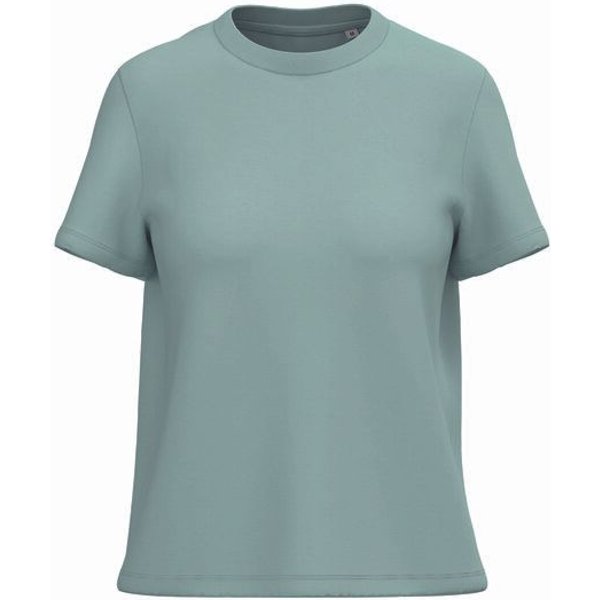 Greenspired Damen Basic T-Shirt aus 100 % Bio-Baumwolle – weicher Jersey, 180 g/m²