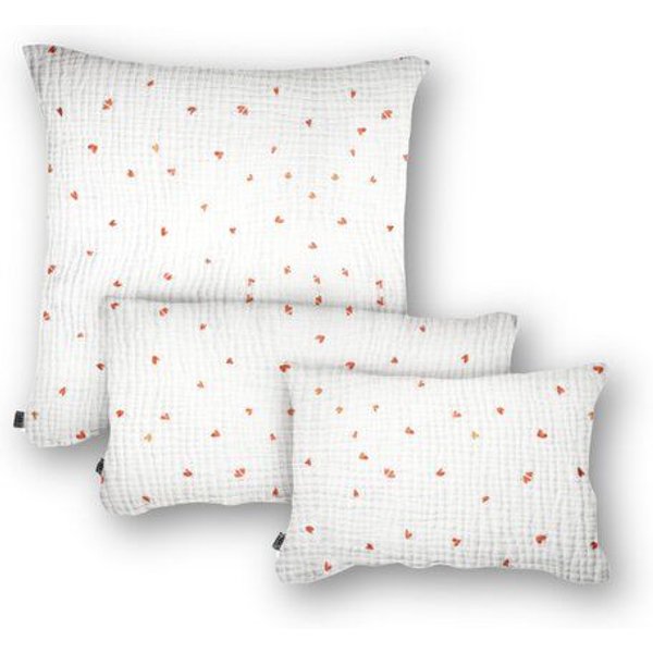 Hutch&Putch Musselin Kopfkissenbezug - Kissenhülle - 100% Bio-Baumwolle - Handmade in Germany und Europa