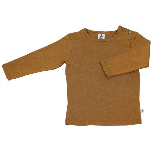 Leela Cotton Kinder Langarmshirt uni Bio-Baumwolle