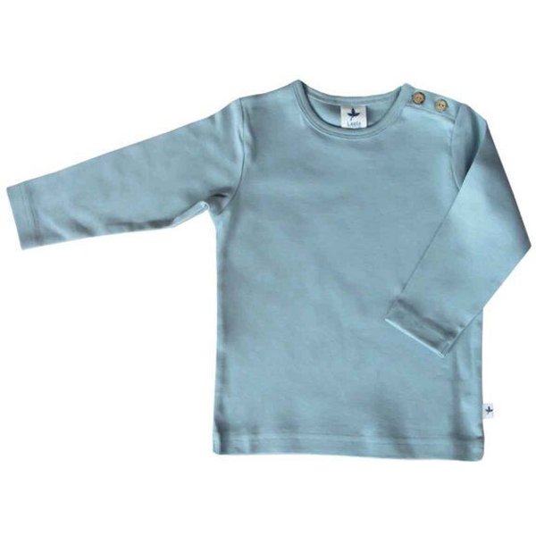 Leela Cotton Kinder Langarmshirt uni Bio-Baumwolle