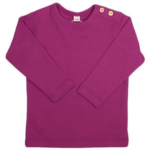 Leela Cotton Kinder Langarmshirt uni Bio-Baumwolle