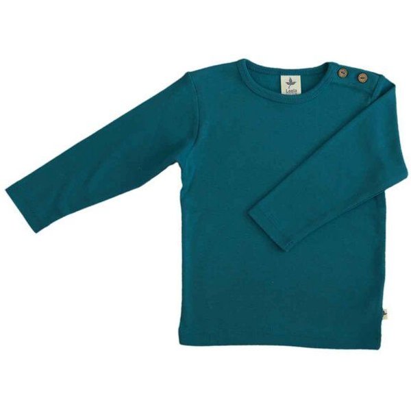 Leela Cotton Kinder Langarmshirt uni Bio-Baumwolle