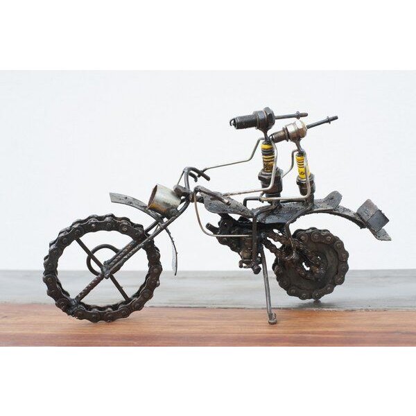 Moogoo Creative Africa Zündkerzen Figur - Motorrad