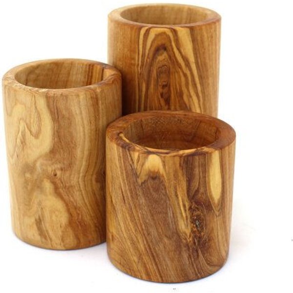 Mitienda Shop Teelichthalter Set aus Holz
