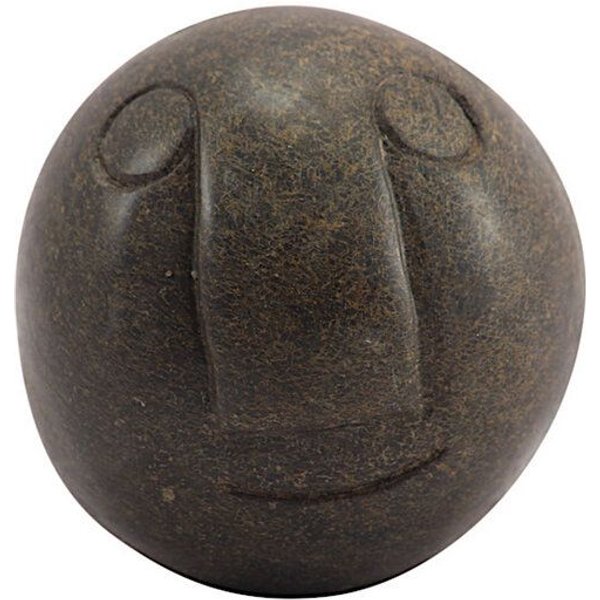 Little Zim Tribal Face - Steinkunst aus Afrika - M