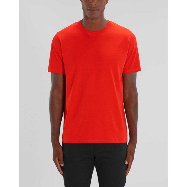 YTWOO Herren schweres Bio T-Shirt. Männer Premium Basic Shirt. Heavy Cotton