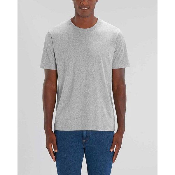 YTWOO Herren schweres Bio T-Shirt. Männer Premium Basic Shirt. Heavy Cotton