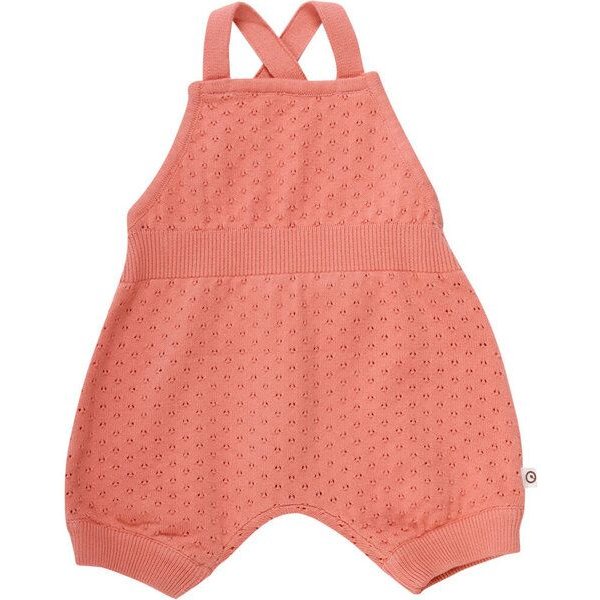 Müsli by Green Cotton Baby Strick Romper * Dot peach/ navy * GOTS | Müsli