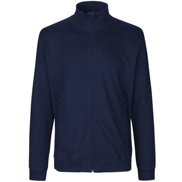 Neutral® Herren Unisex Sweatjacke ohne Kapuze hoher Kragen