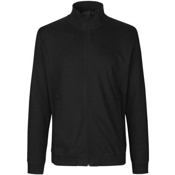 Neutral® Herren Unisex Sweatjacke ohne Kapuze hoher Kragen