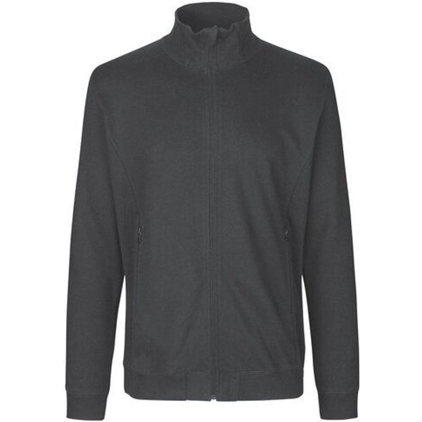 Neutral® Herren Unisex Sweatjacke ohne Kapuze hoher Kragen