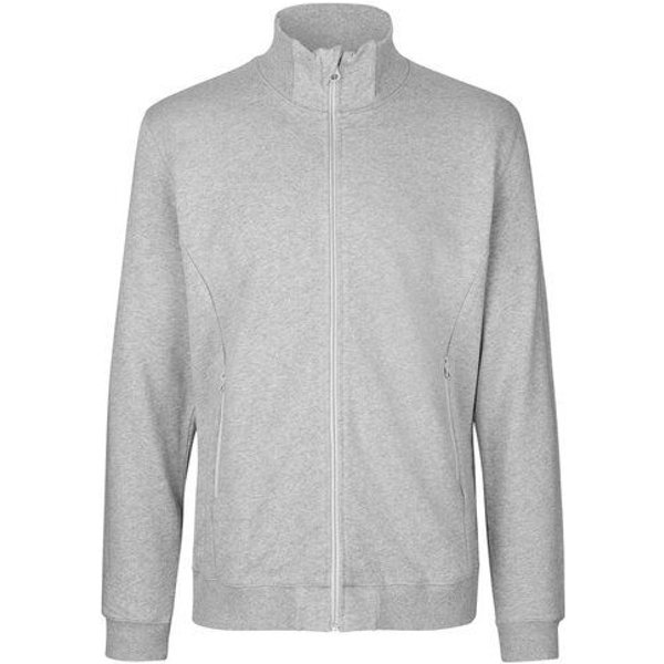 Neutral® Herren Unisex Sweatjacke ohne Kapuze hoher Kragen