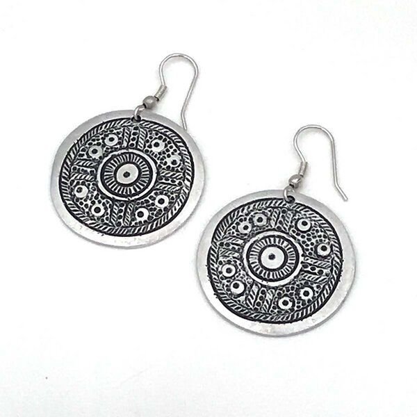 Bawa Hope Ohrringe Aluminium "DISK" recycelt