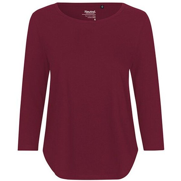Neutral® Damen T-Shirt 3/4tel Arm von Neutral Bio Baumwolle
