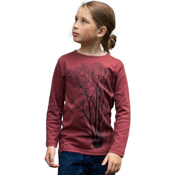 Cmig Erle mit Elster Langarmshirt für Kinder