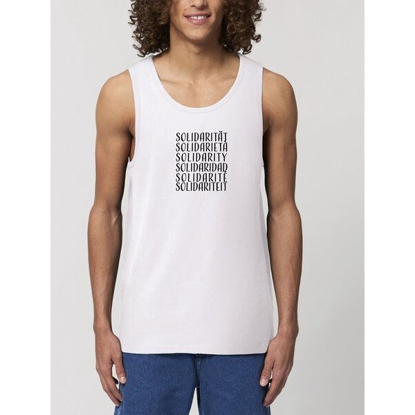 Human Family Herren Statement Tanktop aus Bio-Baumwolle "Wake - Solidarity"