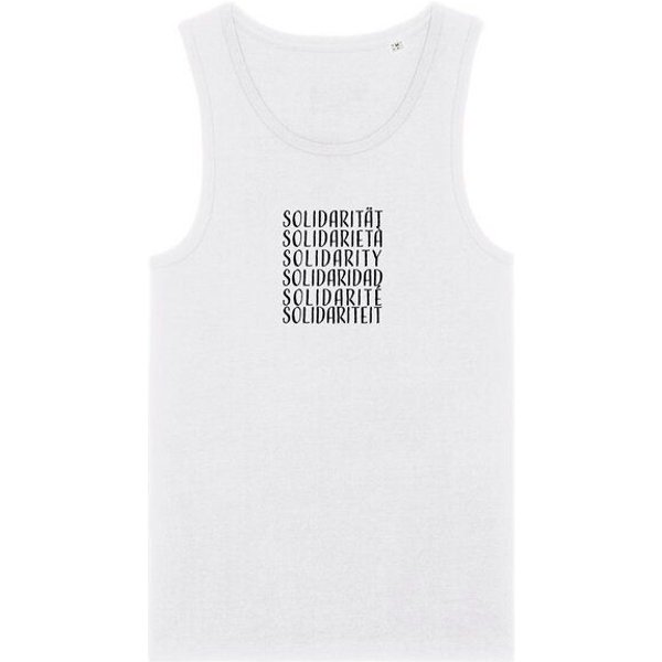 Human Family Herren Statement Tanktop aus Bio-Baumwolle "Wake - Solidarity"