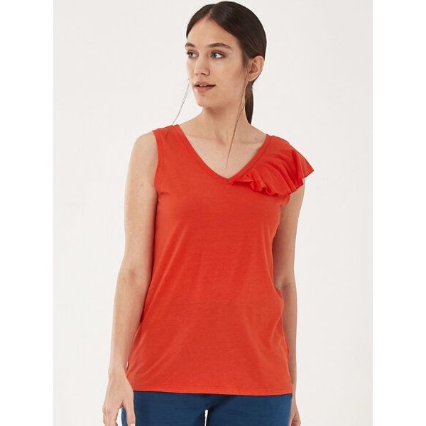 ORGANICATION Top aus Tencel-Bio-Baumwolle Mix