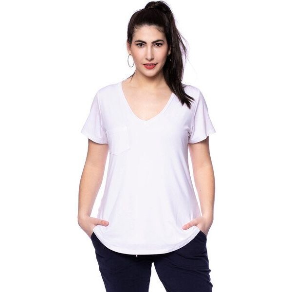 Milchshake CASSI zweilagiges Oversized Umstands- und Stillshirt aus Tencel-Modal