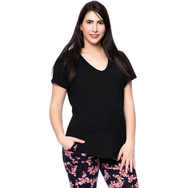 Milchshake CASSI zweilagiges Oversized Umstands- und Stillshirt aus Tencel-Modal