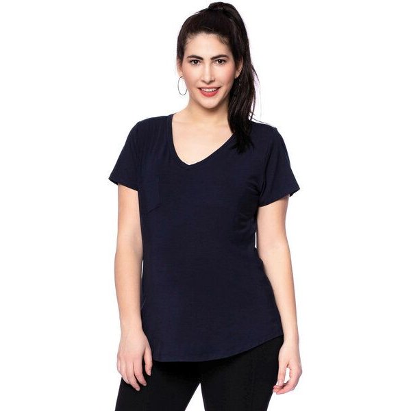 Milchshake CASSI zweilagiges Oversized Umstands- und Stillshirt aus Tencel-Modal