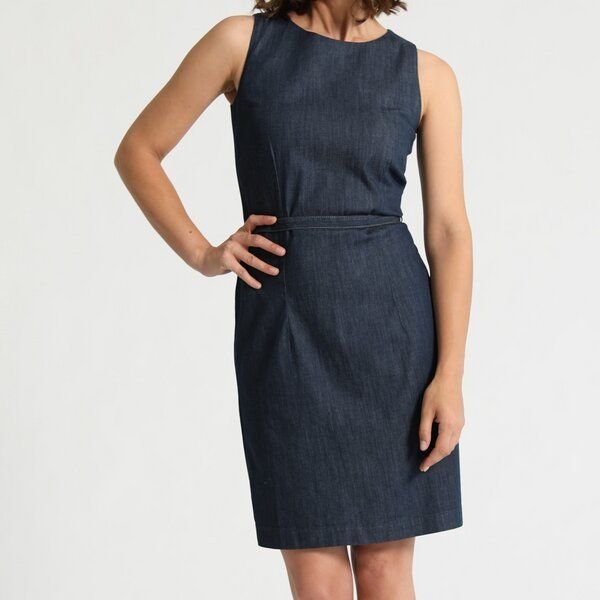 Feuervogl Kim Shiftdress aus LIGHT DENIM in classic blue