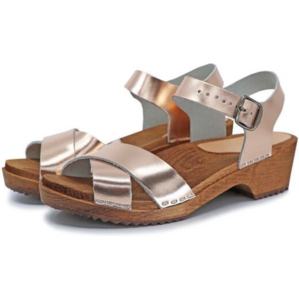 MÄRTA - schwedische Holz Clogs Sandale von me&myclogs - low heel