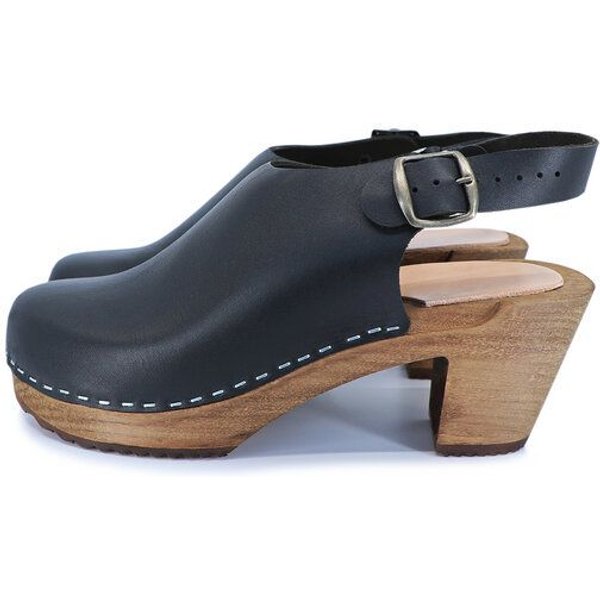 IDÉ - schwedische Holz Clogs von me&myClogs - high mid heel
