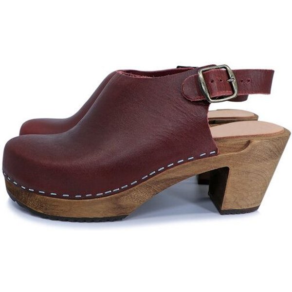IDÉ - schwedische Holz Clogs von me&myClogs - high mid heel