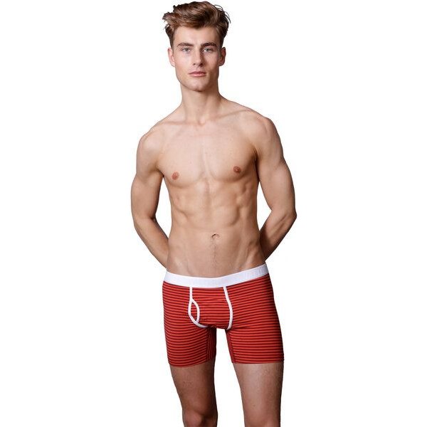 VATTER Boxer Brief "Classy Claus" Red Stripes