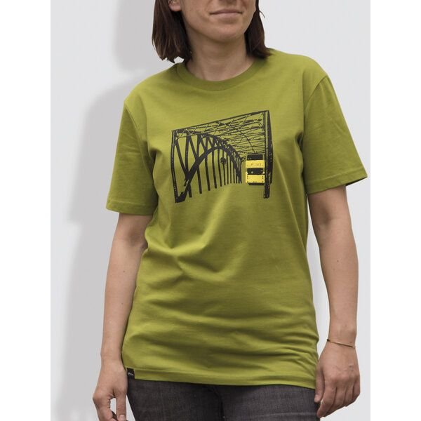 little kiwi Frauen T-Shirt, "Stadtrundfahrt", Moss Green