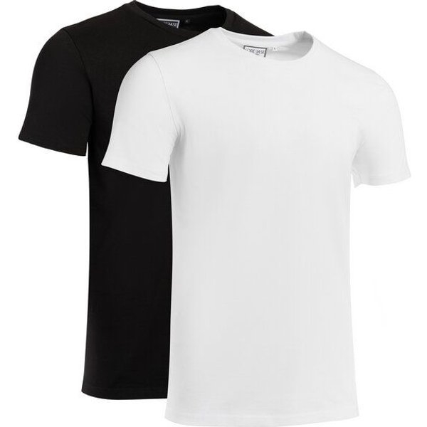 COREBASE TShirt Doppelpack, 100% Bio-Baumwolle, 200 g/m²