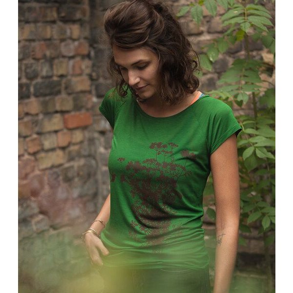 päfjes Pflanzen Kolibri V2 - Fair gehandeltes Tencel Frauen T-Shirt
