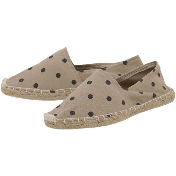 Japanwelt Espadrilles Classic Espadrilles Polka Dots Canvas Unix Gepunktete Sommer Slipper