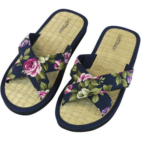Les Tôngs Les Tongs Zimtlatschen Flower Cross