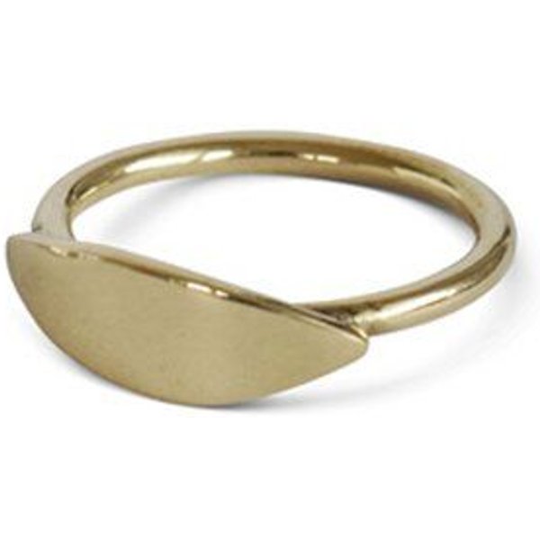 ting goods Ring Leaf, aus Messing oder Sterling Silber