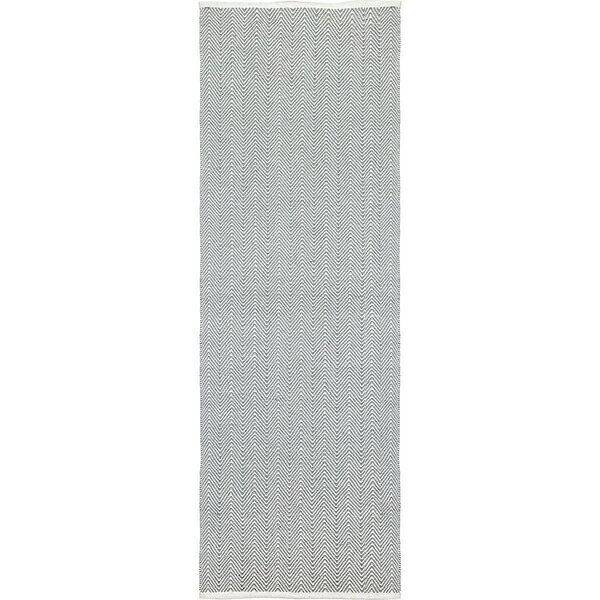 liv interior Recycelter Baumwollteppich ZIGZAG