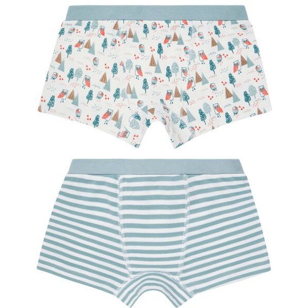 Sense Organics & friends in cooperation with GARY MASH Jungen Boxershorts Doppelpack, Bäume
