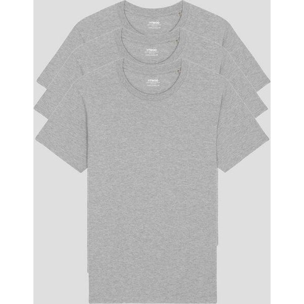 YTWOO 3er Pack Basic Unisex T-Shirt aus Bio Baumwolle | viele Farbkombinationen | Fair Trade | Nachhaltig