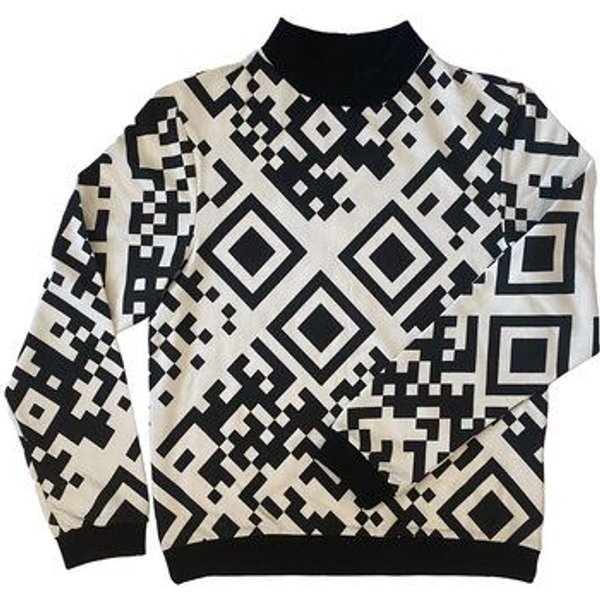 Sophia Schneider-Esleben Unisex Pullover, Jesse QR- Sweatshirt aus Bio-Baumwolle