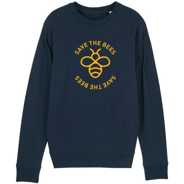 University of Soul Herren Sweatshirt aus Bio-Baumwolle "Save the Bees"