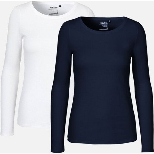 Neutral® Doppelpack Long Sleeve Shirt - Bio-Baumwolle